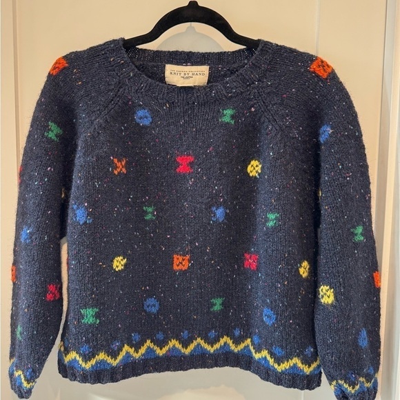 The Limited Sweater Vintage American Collection Wool Cropped Pac-Man Graphic - S - Picture 5 of 13